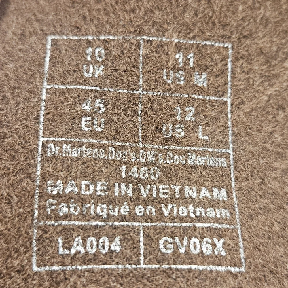 NWOT Dr. Martens 1460 Bex Craxy Horse Leather Lace Up Boot: Mens Size 11 - Picture 11 of 12